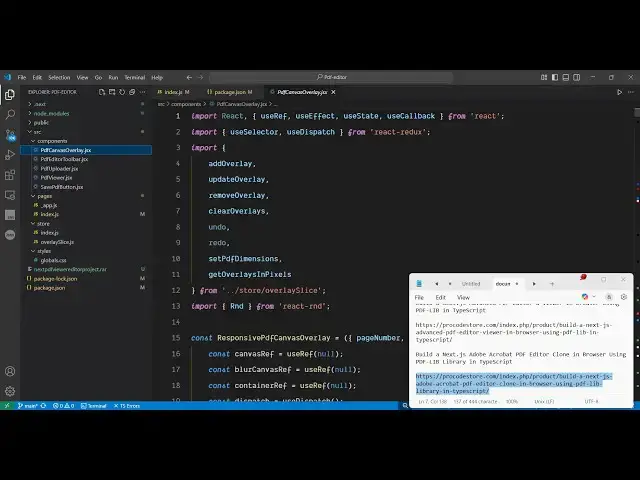 'Video thumbnail for Build a Next.js Adobe Acrobat PDF Editor Clone in Browser Using PDF-LIB Library in TypeScript'