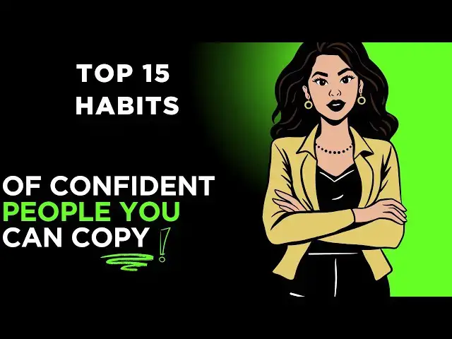 'Video thumbnail for Top 15 Habits of Confident People You Can Copy | Boost Self-Esteem & Own Every Room'