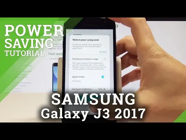 'Video thumbnail for How to Turn On Power Saving Mode on SAMSUNG Galaxy J3 2017 - Extend Battery Life'