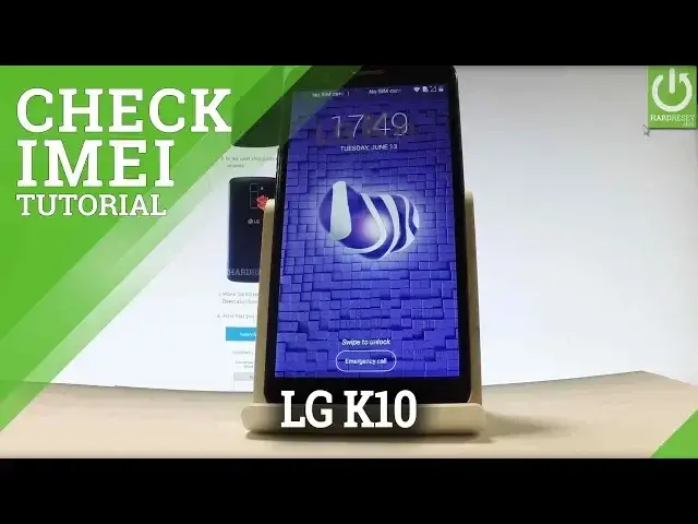 'Video thumbnail for How to Check IMEI in LG K10 (2017) - IMEI Info / Serial Number'
