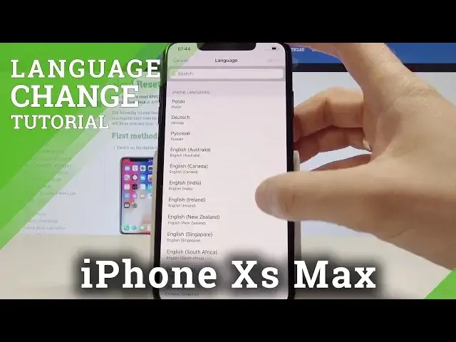 'Video thumbnail for How to Change Language on iPhone Xs Max - Set Up iOS Language'