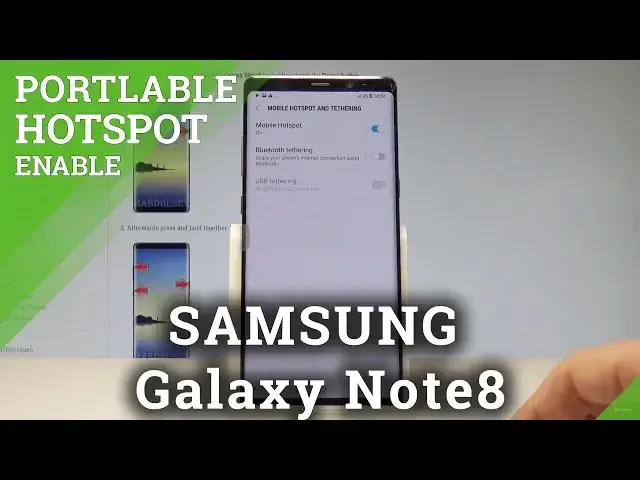 'Video thumbnail for How to Set Up Portable Hotspot in SAMSUNG Galaxy Note8 - Share Internet |HardReset.Info'