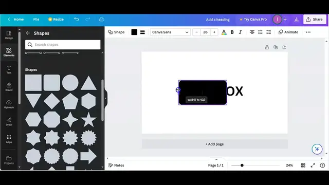 'Video thumbnail for Canva Text Box Background Color l canva tutorial'