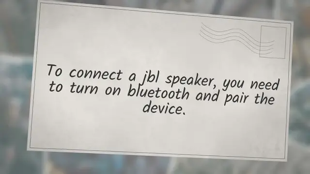 'Video thumbnail for How to Connect JBL Speaker: A Simple & Easy Guide In 2023!'