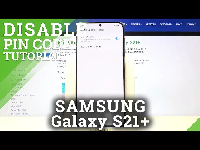 'Video thumbnail for How to Remove PIN from SIM Card on Samsung Galaxy S21+ -  Easy PIN Delete.'