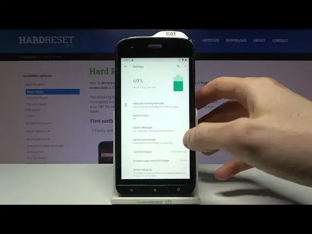 'Video thumbnail for How to Show Battery Percentage in CAT S61 – Battery Level Info'
