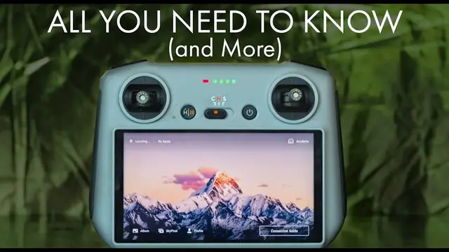 'Video thumbnail for DJI Mini 3 Pro RC Controller (also for Mavic 3 and Air 2S)'