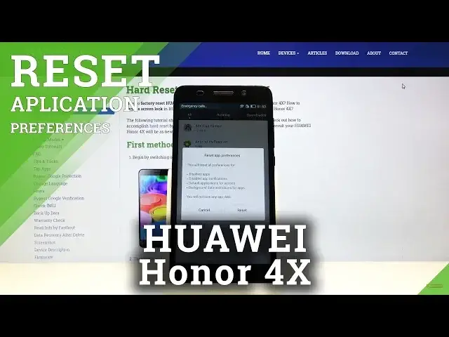 'Video thumbnail for How to Restore App Settings in Huawei Honor 4X - Reset App Preferences'