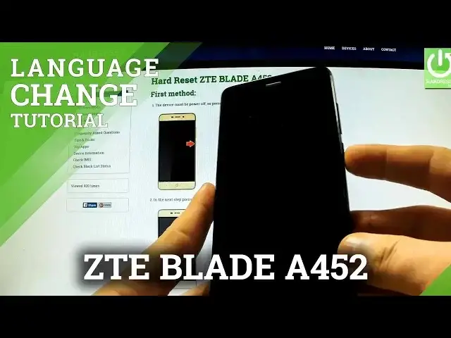'Video thumbnail for Languages Settings in ZTE BLADE A452 - How to Change Language'