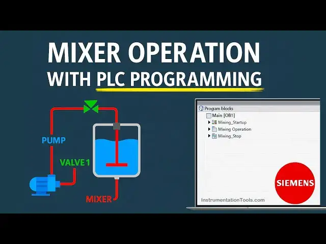 'Video thumbnail for Automation Tutorial: Mixer Operation with PLC Programming'