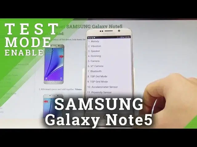 'Video thumbnail for How to Test SAMSUNG Galaxy Note5 - Test Menu / Hardware Test Mode |HardReset.Info'