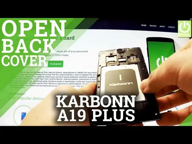 'Video thumbnail for KARBONN A19 PLUS - How to open the Back Cover and remove the Battery'