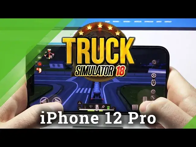'Video thumbnail for Truck Simulator 2018 Gameplay on iPhone 12 Pro – Test Gaming Abilities'