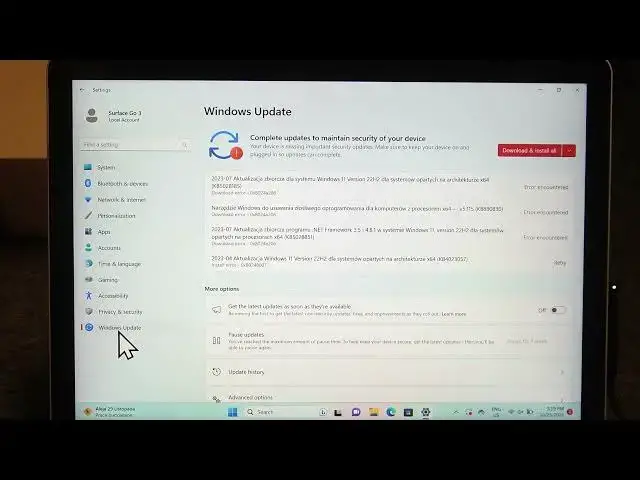 'Video thumbnail for How to Check for Windows Updates on Microsoft Surface Go 3'