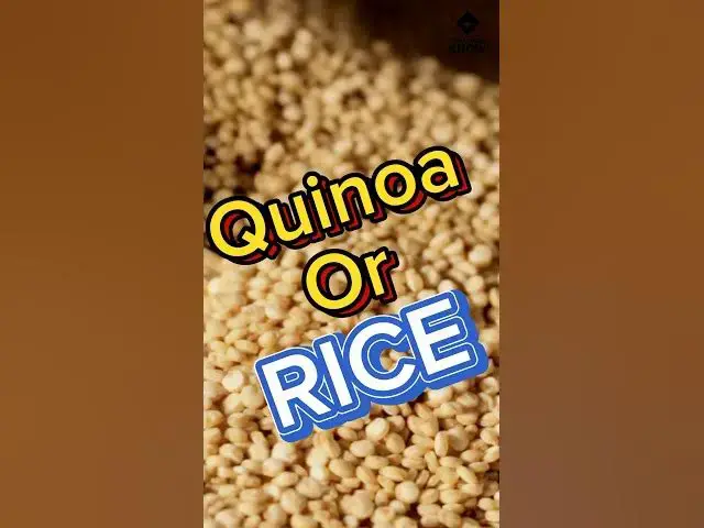 'Video thumbnail for Is Quinoa better than Rice ? Lets break it down once in for all #healthygrains #quinoa #rice'