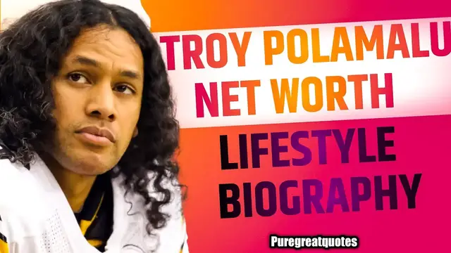'Video thumbnail for Troy Polamalu Net Worth 2023, Biography,  Charity, Age, Career, Height, Weight'