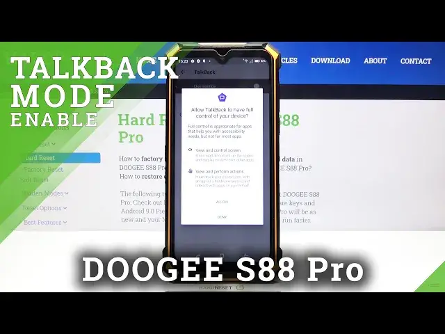 'Video thumbnail for How to Enable TalkBack Mode in DOOGEE S88 Pro – Activate Screen Reader'