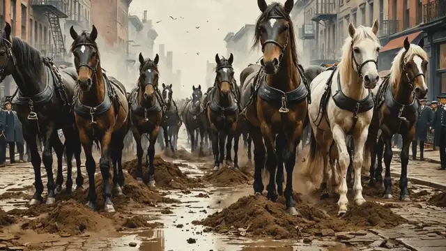 'Video thumbnail for The Great Manure Crisis: How Horses Nearly Buried Cities in the 1800s'