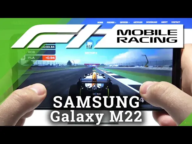 'Video thumbnail for Mobile Racing on SAMSUNG Galaxy M22 – Gameplay'
