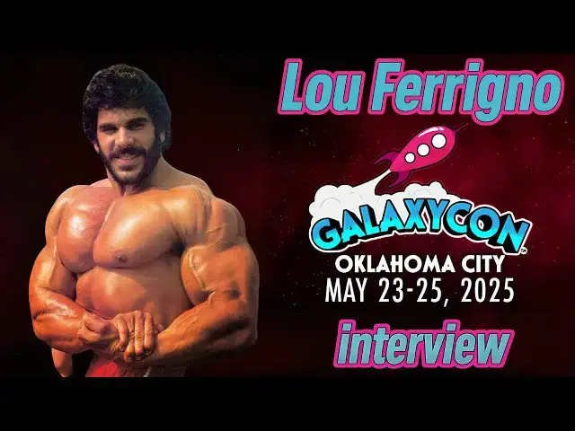 'Video thumbnail for Lou Ferrigno Talks Bodybuilding, Hulk, and Arnold Schwarzenegger | GalaxyCon Oklahoma City 2025 Q&A'
