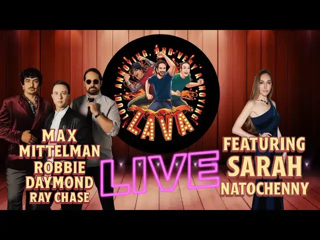 'Video thumbnail for L.A.V.A. Live at GalaxyCon OKC 2025 | Max Mittelman, Robbie Daymond, Ray Chase feat Sarah Natochenny'
