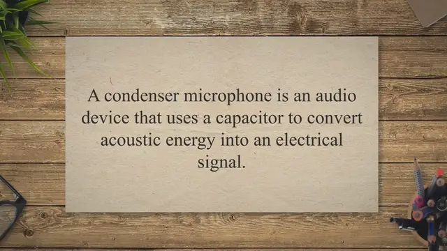 'Video thumbnail for Unlocking the Mystery In 2023: What is a Condenser Microphone?'