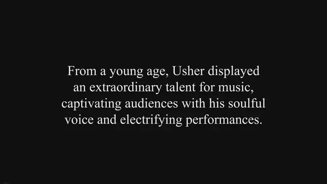 'Video thumbnail for Usher: A Trailblazer in the Music Industry'