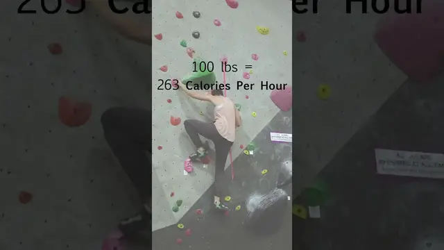 'Video thumbnail for Average Calories Burned While Climbing #Short'