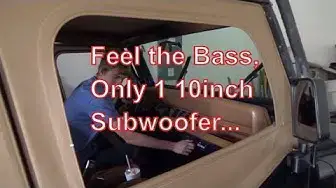 'Video thumbnail for Can One Pioneer 10-inch Sub Rock A Jeep, Yes It Can  || Jeep Mods E02'