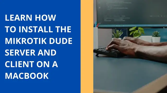 'Video thumbnail for LEARN HOW TO INSTALL THE MIKROTIK DUDE SERVER ON A MIKROTIK ROUTER AND THE DUDE CLIENT ON A MAC / PC'
