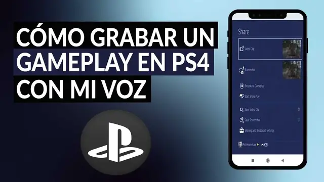 'Video thumbnail for Cómo grabar un GAMEPLAY en PS4 con mi voz y la de mis amigos en el chat'