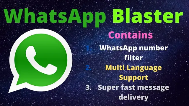 'Video thumbnail for WhatsApp Blaster Software Demo. Send WhatsApp Message Without saving numb OG Infotech'