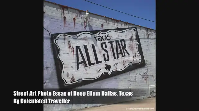 'Video thumbnail for Street Art Photo Essay of Deep Ellum, Dallas, Texas'
