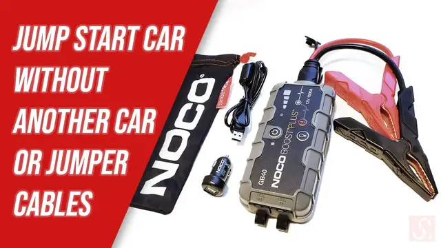 'Video thumbnail for Jumping A Dead Battery With Ease Using A NOCO GB40 Booster - No More Jumper Cables'