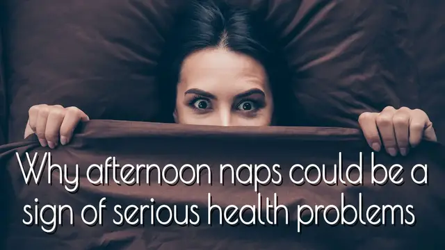 'Video thumbnail for Why afternoon naps could be a sign of serious health problems'