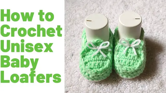 'Video thumbnail for How to Crochet Easy Baby Loafers'