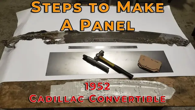 'Video thumbnail for Steps to make a panel: 1952 Cadillac Convertible'
