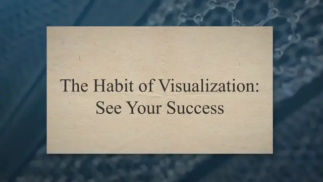 'Video thumbnail for The Habit of Visualization: See Your Success'