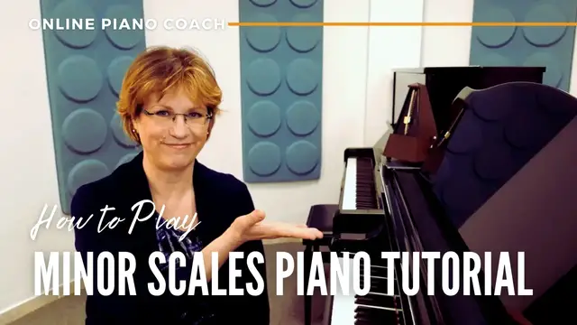 'Video thumbnail for How to Play Minor Scales Piano Tutorial'
