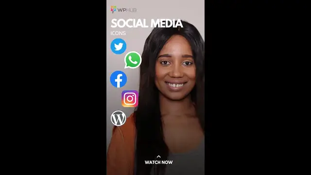 'Video thumbnail for How to add #socialmediaicons onto your #wordpress site. #learnwordpress #wordpressforbeginners'
