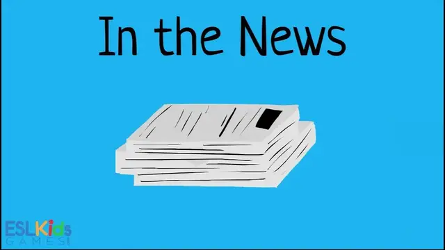 'Video thumbnail for ESL Activity: In the News'