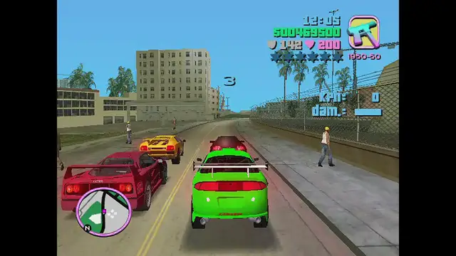 'Video thumbnail for 10000$ Race on GTA Vice City'