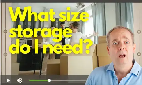 'Video thumbnail for Storage Unit Size – Self Storage Units'