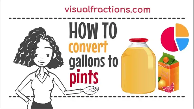 'Video thumbnail for Converting Gallons (gal) to Pints (pt): A Step-by-Step Tutorial #gallons #pints #conversion #volume'