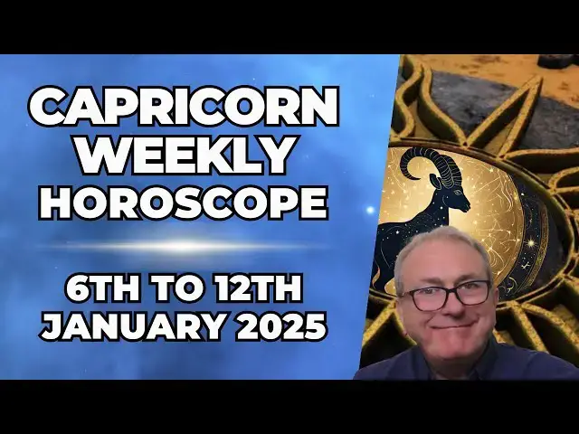 'Video thumbnail for Capricorn Weekly Horoscope 6th - 12th January 2025'