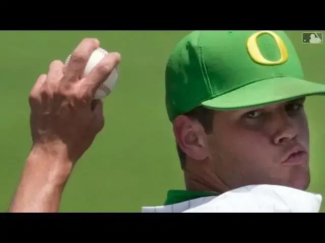'Video thumbnail for 2025 MLB Draft Preview: Grayson Grinsell, LHP, Oregon'