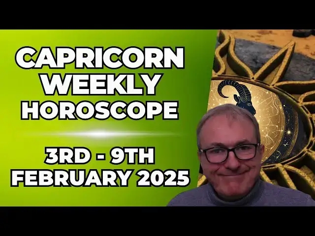 'Video thumbnail for Capricorn Weekly Horoscope 3rd - 9th February 2025 + Astrology insights'