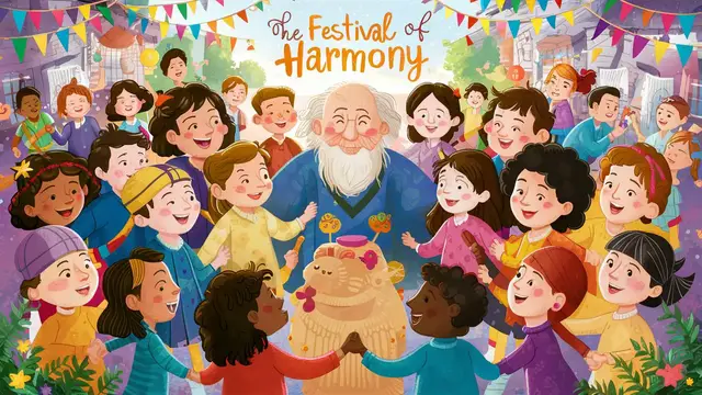 'Video thumbnail for The Festival of Harmony: A Heartwarming Tale of Unity and Kindness'
