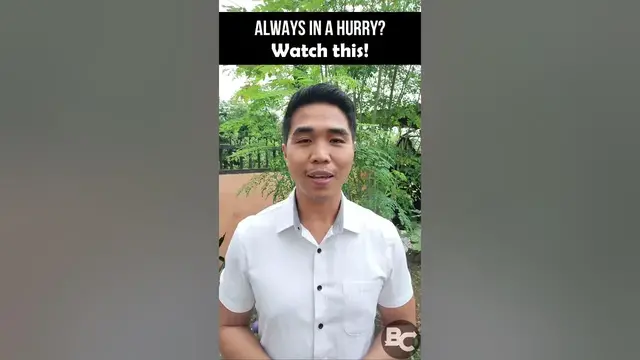 'Video thumbnail for God is not in a hurry, you are!'