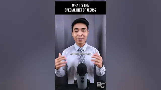 'Video thumbnail for What is the special diet of Jesus?'
